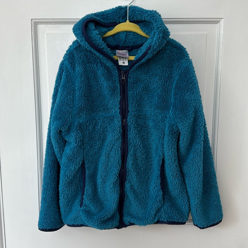 Hanna Andersson Marshmallow Fleece Zip-up Hoodie Size 120 (6-7)